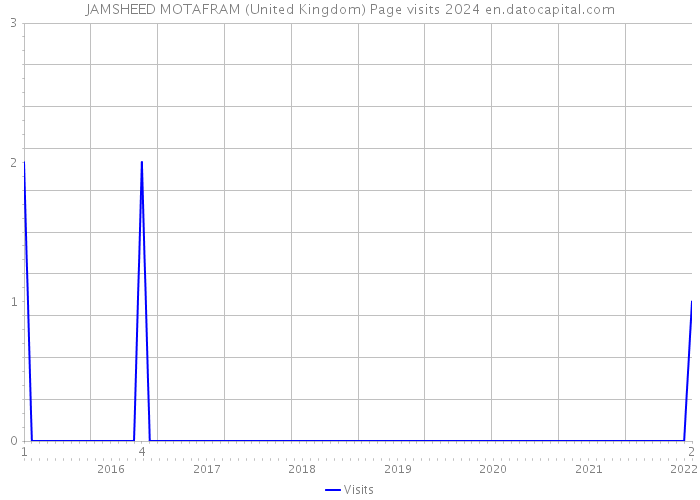 JAMSHEED MOTAFRAM (United Kingdom) Page visits 2024 