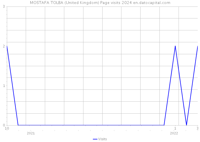 MOSTAFA TOLBA (United Kingdom) Page visits 2024 