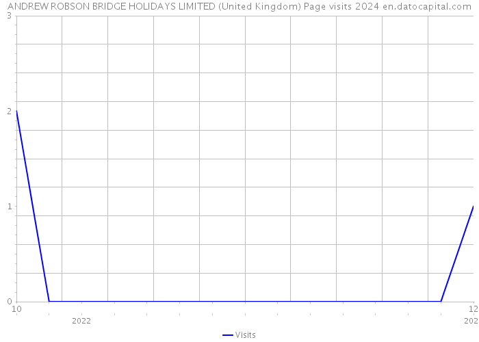 ANDREW ROBSON BRIDGE HOLIDAYS LIMITED (United Kingdom) Page visits 2024 