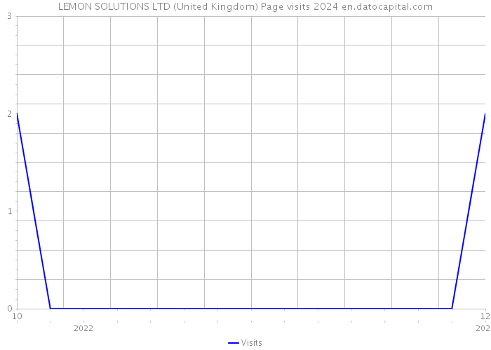 LEMON SOLUTIONS LTD (United Kingdom) Page visits 2024 