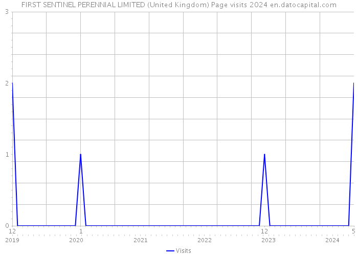 FIRST SENTINEL PERENNIAL LIMITED (United Kingdom) Page visits 2024 
