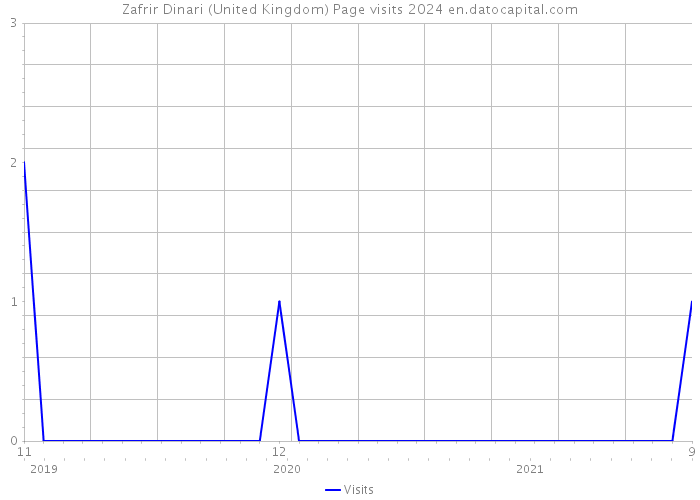 Zafrir Dinari (United Kingdom) Page visits 2024 