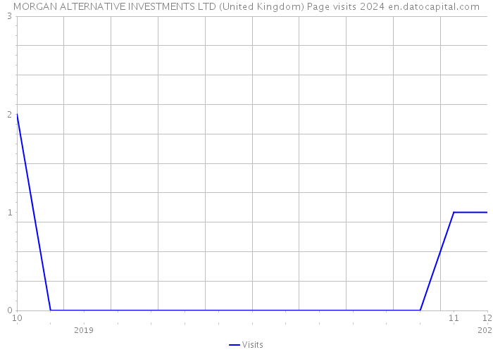 MORGAN ALTERNATIVE INVESTMENTS LTD (United Kingdom) Page visits 2024 