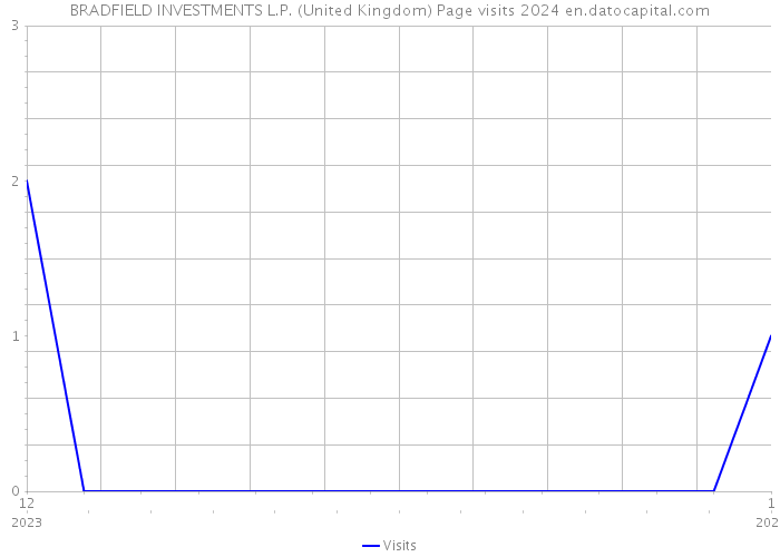 BRADFIELD INVESTMENTS L.P. (United Kingdom) Page visits 2024 