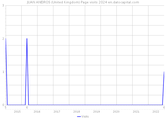 JUAN ANEIROS (United Kingdom) Page visits 2024 