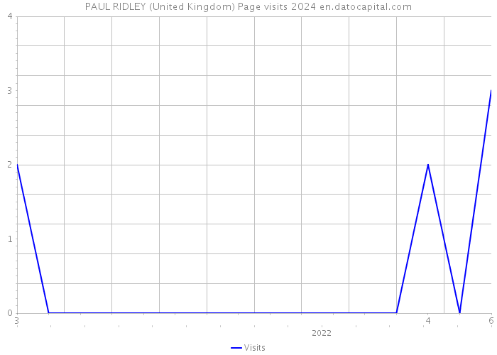 PAUL RIDLEY (United Kingdom) Page visits 2024 