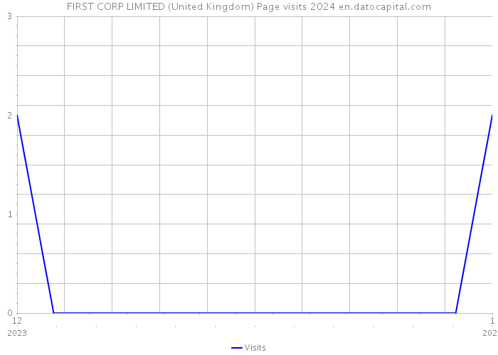 FIRST CORP LIMITED (United Kingdom) Page visits 2024 