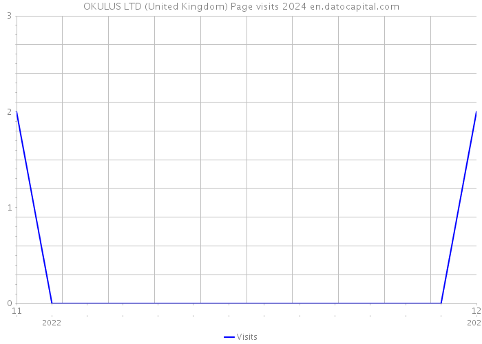 OKULUS LTD (United Kingdom) Page visits 2024 