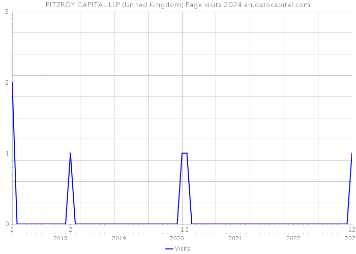 FITZROY CAPITAL LLP (United Kingdom) Page visits 2024 