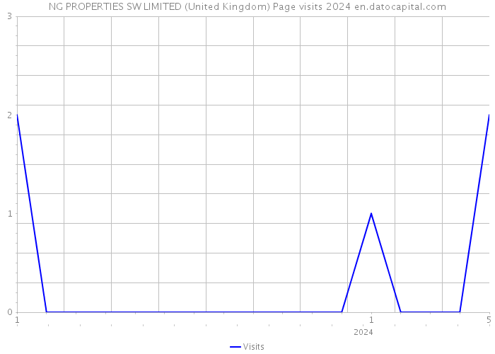 NG PROPERTIES SW LIMITED (United Kingdom) Page visits 2024 