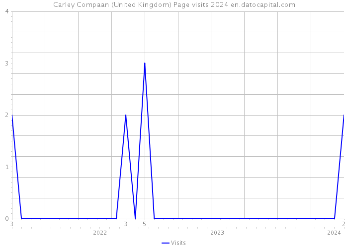 Carley Compaan (United Kingdom) Page visits 2024 