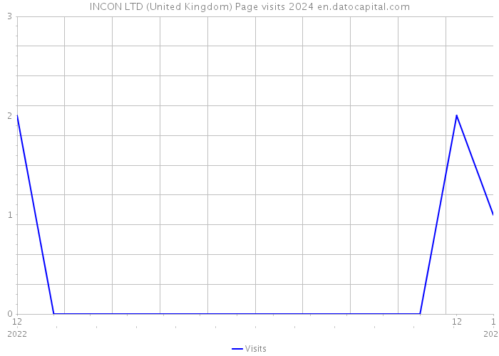 INCON LTD (United Kingdom) Page visits 2024 