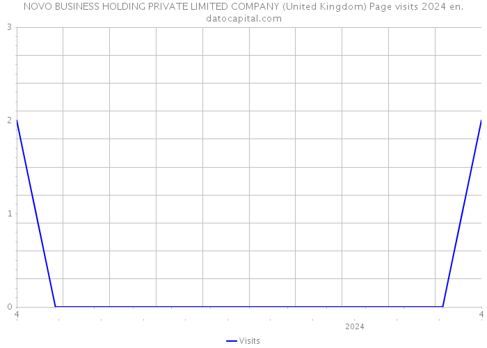NOVO BUSINESS HOLDING PRIVATE LIMITED COMPANY (United Kingdom) Page visits 2024 