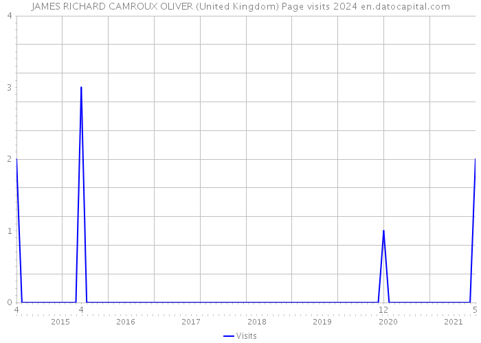 JAMES RICHARD CAMROUX OLIVER (United Kingdom) Page visits 2024 