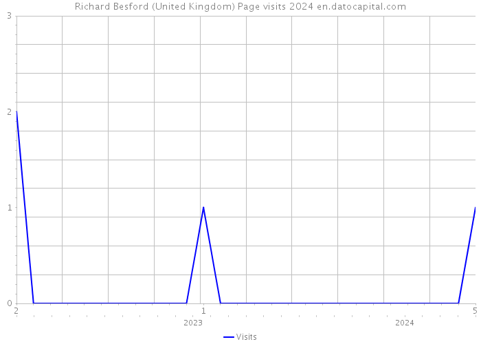 Richard Besford (United Kingdom) Page visits 2024 