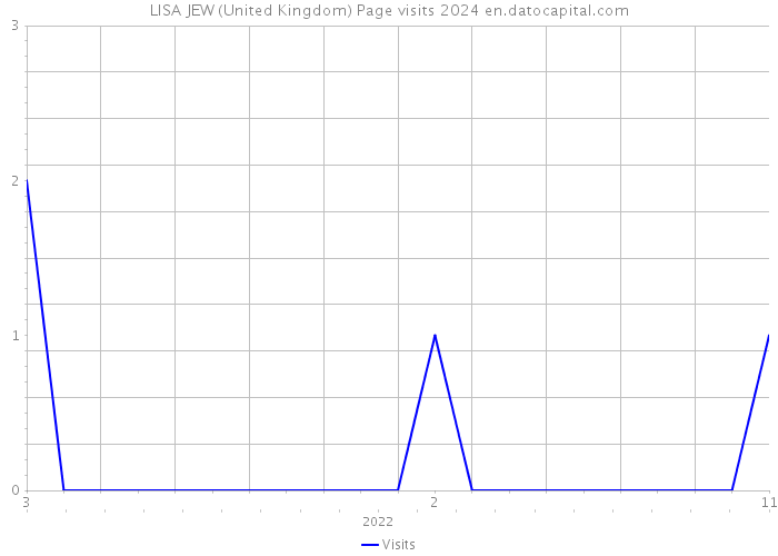 LISA JEW (United Kingdom) Page visits 2024 