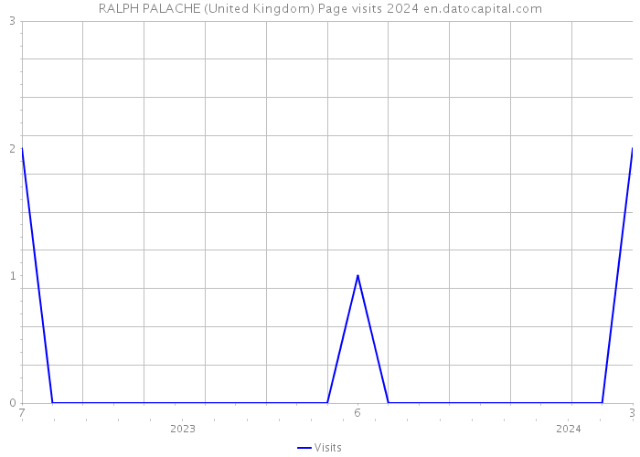 RALPH PALACHE (United Kingdom) Page visits 2024 
