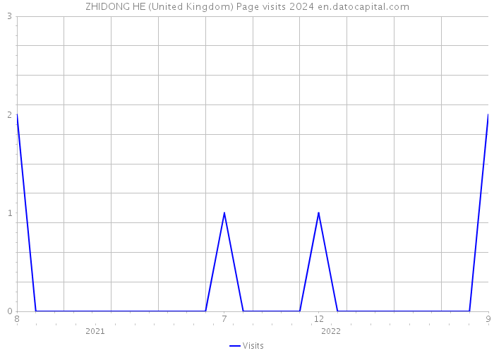 ZHIDONG HE (United Kingdom) Page visits 2024 