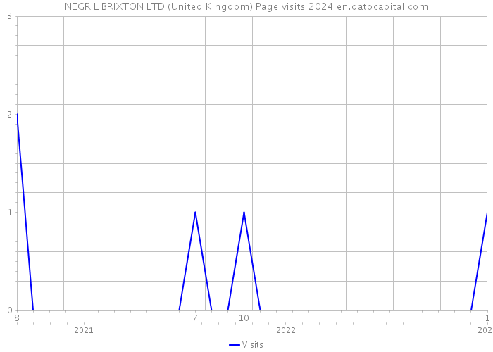NEGRIL BRIXTON LTD (United Kingdom) Page visits 2024 