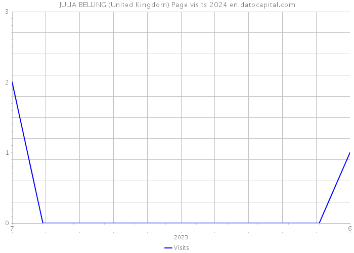 JULIA BELLING (United Kingdom) Page visits 2024 