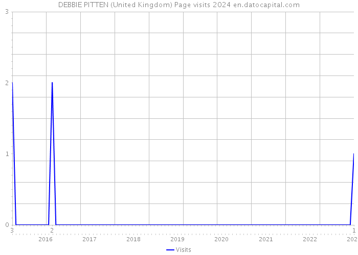 DEBBIE PITTEN (United Kingdom) Page visits 2024 