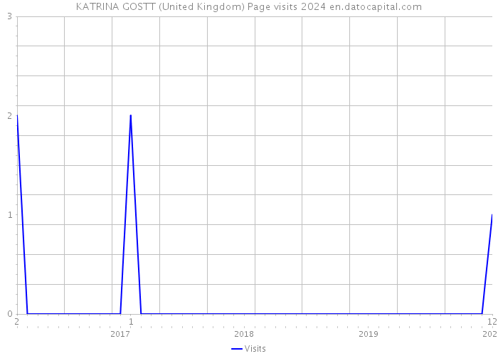 KATRINA GOSTT (United Kingdom) Page visits 2024 
