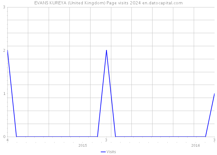 EVANS KUREYA (United Kingdom) Page visits 2024 
