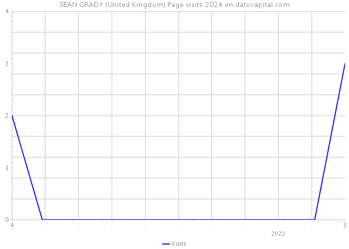 SEAN GRADY (United Kingdom) Page visits 2024 