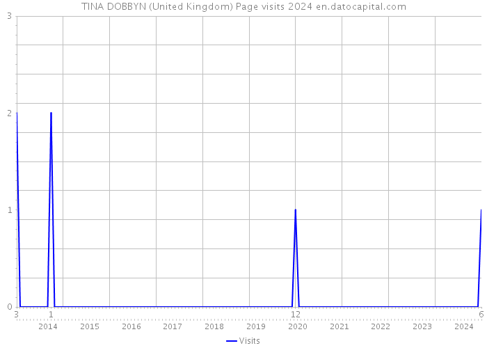 TINA DOBBYN (United Kingdom) Page visits 2024 