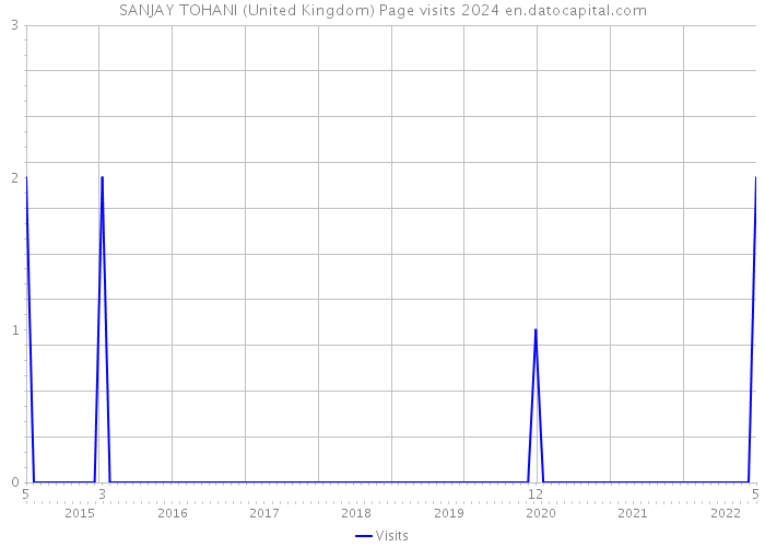 SANJAY TOHANI (United Kingdom) Page visits 2024 