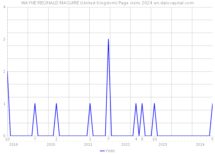 WAYNE REGINALD MAGUIRE (United Kingdom) Page visits 2024 