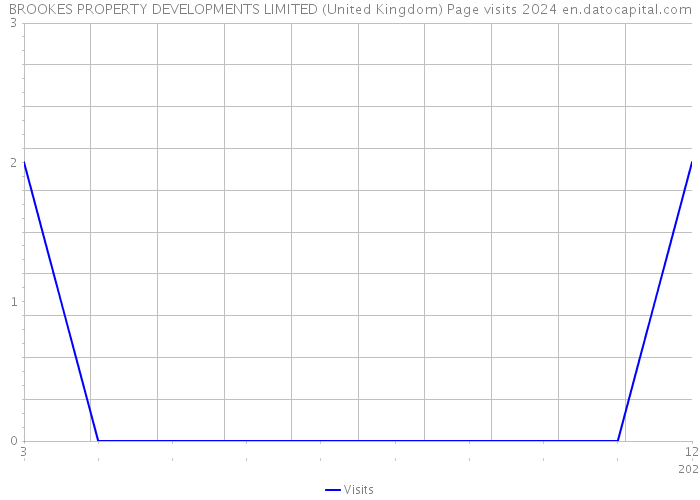 BROOKES PROPERTY DEVELOPMENTS LIMITED (United Kingdom) Page visits 2024 