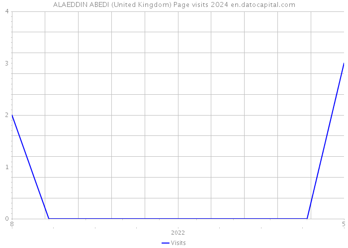 ALAEDDIN ABEDI (United Kingdom) Page visits 2024 