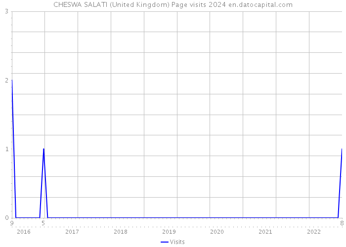 CHESWA SALATI (United Kingdom) Page visits 2024 