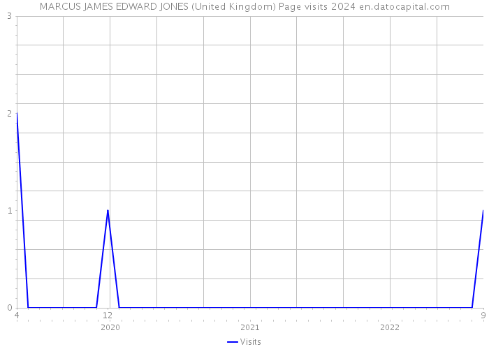 MARCUS JAMES EDWARD JONES (United Kingdom) Page visits 2024 
