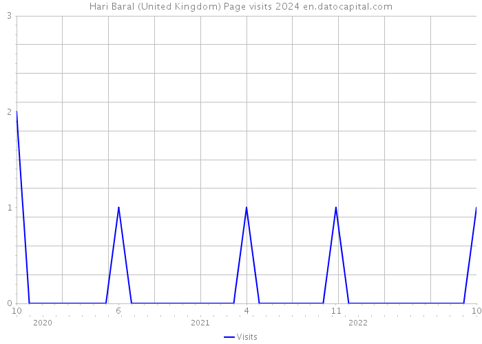 Hari Baral (United Kingdom) Page visits 2024 