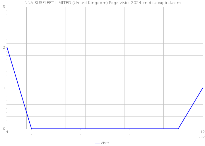 NNA SURFLEET LIMITED (United Kingdom) Page visits 2024 