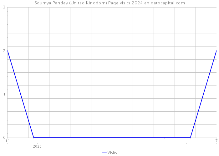 Soumya Pandey (United Kingdom) Page visits 2024 