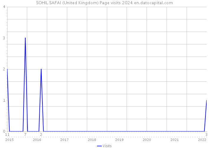 SOHIL SAFAI (United Kingdom) Page visits 2024 