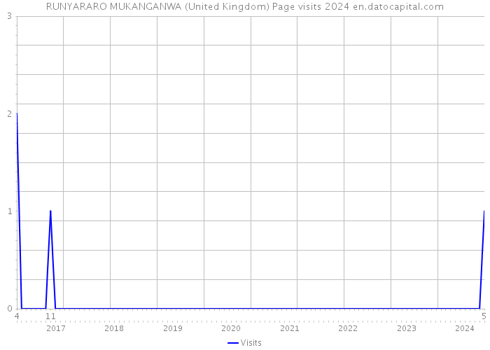 RUNYARARO MUKANGANWA (United Kingdom) Page visits 2024 
