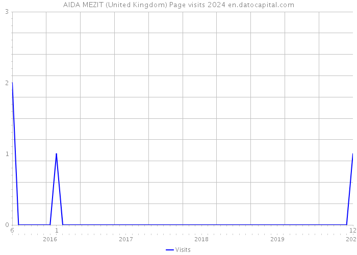 AIDA MEZIT (United Kingdom) Page visits 2024 