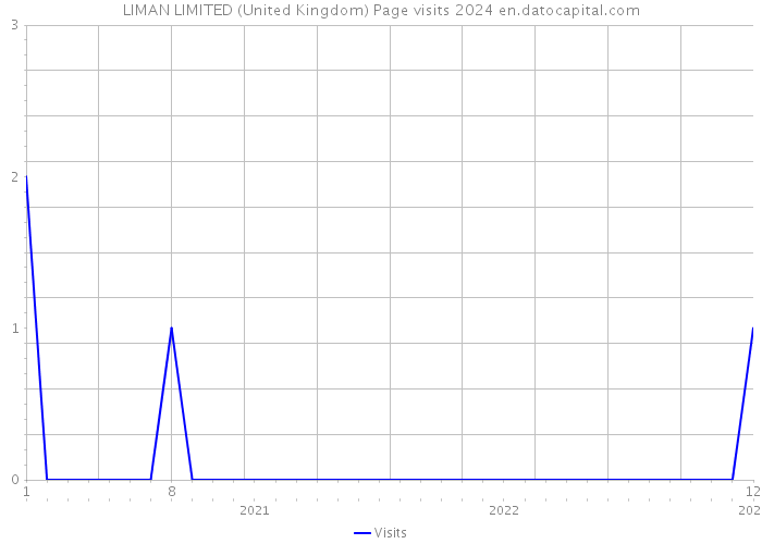 LIMAN LIMITED (United Kingdom) Page visits 2024 