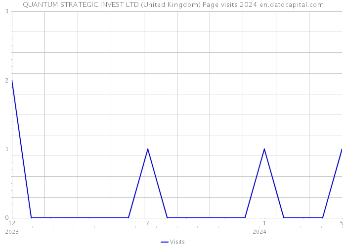 QUANTUM STRATEGIC INVEST LTD (United Kingdom) Page visits 2024 