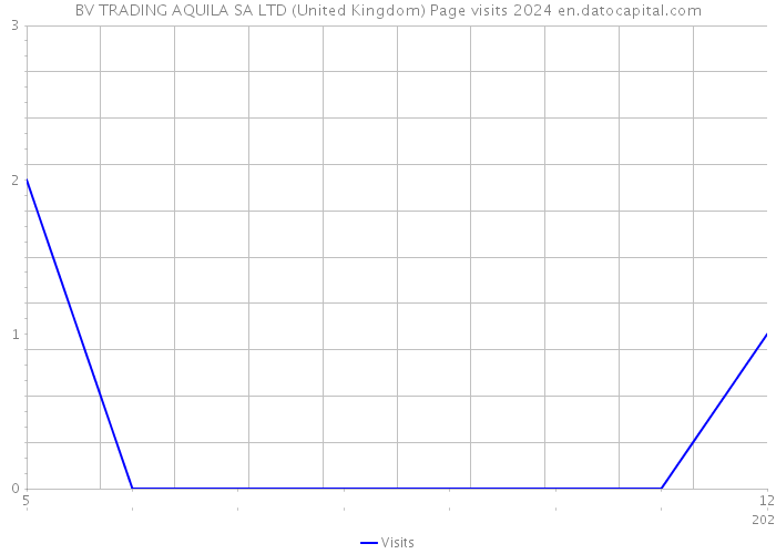 BV TRADING AQUILA SA LTD (United Kingdom) Page visits 2024 