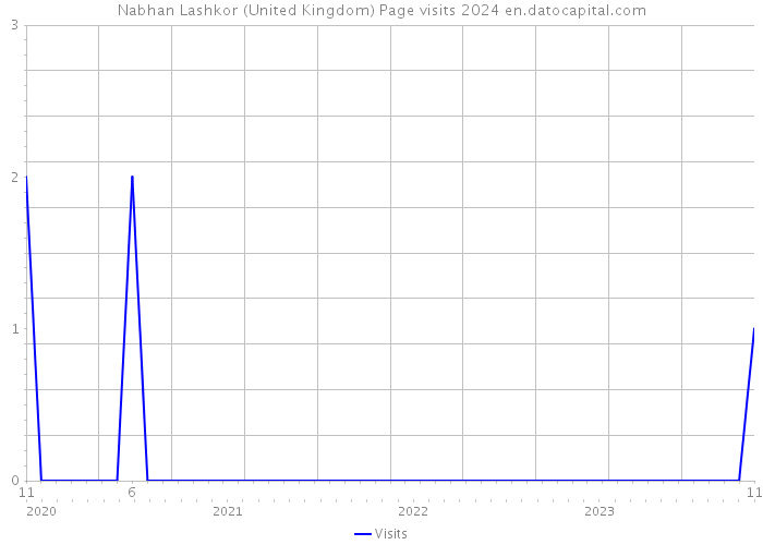 Nabhan Lashkor (United Kingdom) Page visits 2024 