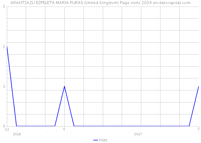 ARANTZAZU EZPELETA MARIA PURAS (United Kingdom) Page visits 2024 