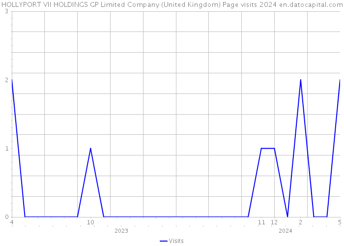HOLLYPORT VII HOLDINGS GP Limited Company (United Kingdom) Page visits 2024 
