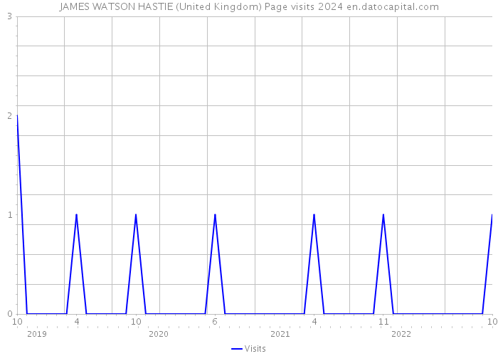 JAMES WATSON HASTIE (United Kingdom) Page visits 2024 
