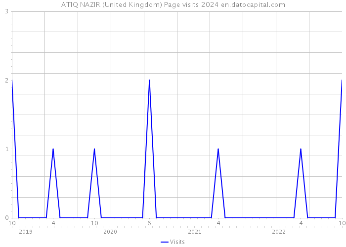 ATIQ NAZIR (United Kingdom) Page visits 2024 