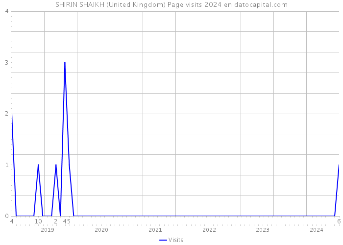 SHIRIN SHAIKH (United Kingdom) Page visits 2024 